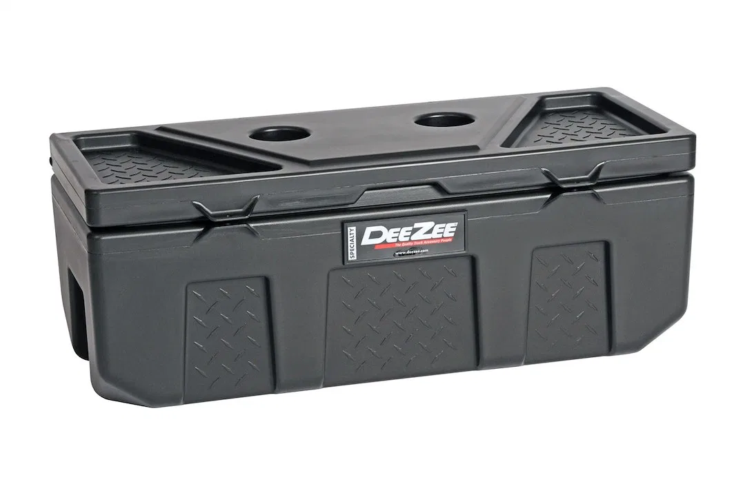 DZ6535P – DEE ZEE Tool Box, Chest Single Lid Black Plastic 35 Inch Length x 14 Inch Width x 13 Inch Height 3.6 Cubic ...